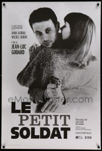 9c498 LE PETIT SOLDAT 1sh R13 Jean-Luc Godard directed, Michael Subor, Anna Karina!