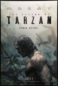 9c502 LEGEND OF TARZAN teaser DS 1sh '16 David Yates, Alexander Skarsgard In the title role!