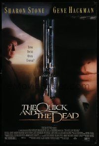 9c701 QUICK & THE DEAD DS 1sh '95 Sharon Stone, Gene Hackman, Russell Crowe, Raimi!