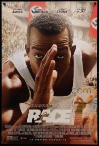 9c704 RACE advance DS 1sh '16 Stephan James, the true story of gold medal champion Jesse Owens!