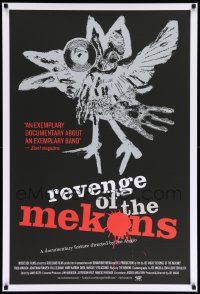9c726 REVENGE OF THE MEKONS 1sh '13 Joe Nagio punk rock music documentary, cool wild art!