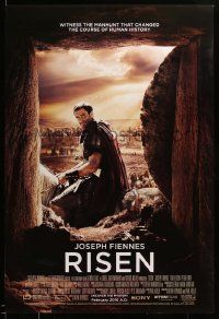 9c735 RISEN advance DS 1sh '16 Joseph Fiennes as Clavius on a manhunt for Jesus of Nazareth!