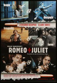 9c749 ROMEO & JULIET style C int'l DS 1sh '96 Leonardo DiCaprio, Claire Danes, Baz Luhrmann!