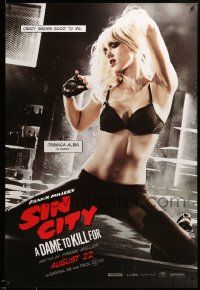 9c796 SIN CITY A DAME TO KILL FOR teaser DS 1sh '14 Jessica Alba as Nancy, crazy seems good to her!