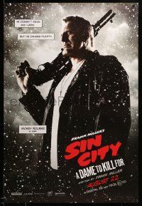 9c799 SIN CITY A DAME TO KILL FOR teaser DS 1sh '14 Mickey Rourke as Marv, he means no harm!