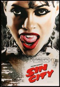 9c794 SIN CITY teaser DS 1sh '05 graphic novel by Frank Miller, sexy Rosario Dawson as Gail!