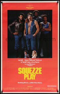 9c833 SQUEZZE PLAY 24x38 1sh '79 Saldi, Too Tall Jones, backing down... is not their style!
