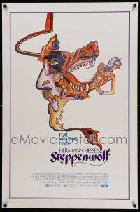 9c861 STEPPENWOLF 1sh '74 Max Von Sydow, for madmen only, really cool psychedelic artwork!