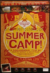 9c879 SUMMER CAMP! 1sh '06 music by The Flaming Lips, camp documentary, great art and images!
