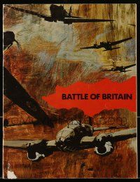 9d305 BATTLE OF BRITAIN English program '69 all-star cast in historical World War II battle!