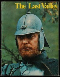 9d399 LAST VALLEY English program '71 James Clavell, Michael Caine, Omar Sharif, Middle Ages!