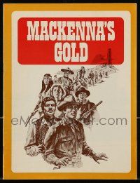 9d412 MacKENNA'S GOLD English program '69 Gregory Peck, Omar Sharif, Telly Savalas, Julie Newmar