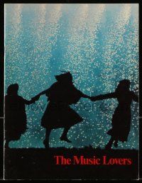 9d423 MUSIC LOVERS English program '71 Ken Russell, Richard Chamberlain & Glenda Jackson