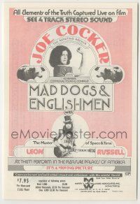9d152 MAD DOGS & ENGLISHMEN herald '71 Joe Cocker & Leon Russell, rock 'n' roll!