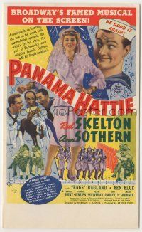 9d184 PANAMA HATTIE herald '42 Red Skelton & sexy Ann Sothern in Broadway's famed musical!