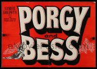9d869 PORGY & BESS pressbook '59 art of Sidney Poitier, Dorothy Dandridge & Sammy Davis Jr.!