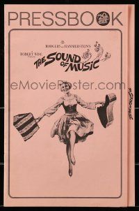 9d926 SOUND OF MUSIC pressbook '65 Julie Andrews, Robert Wise classic musical!