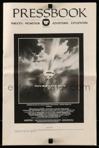 9d937 SUPERMAN pressbook '78 comic book hero Christopher Reeve, Brando, Hackman, classic!