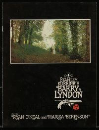 9d304 BARRY LYNDON souvenir program book '75 Stanley Kubrick classic, Ryan O'Neal, Marisa Berenson