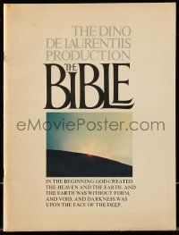 9d312 BIBLE souvenir program book '67 John Huston as Noah, Boyd as Nimrod, Ava Gardner as Sarah!