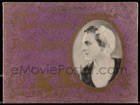 9d341 DON JUAN die-cut souvenir program book '26 great images of John Barrymore & lover Mary Astor!
