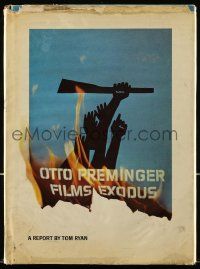 9d348 EXODUS hardcover souvenir program book w/dust jacket '61 Preminger, classic Saul Bass art!