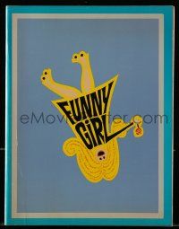 9d358 FUNNY GIRL souvenir program book '69 Barbra Streisand, Omar Sharif, William Wyler!