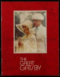 9d369 GREAT GATSBY souvenir program book '74 Robert Redford, Mia Farrow, F. Scott Fitzgerald
