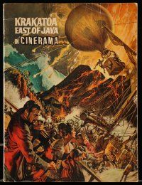 9d396 KRAKATOA EAST OF JAVA Cinerama souvenir program book '69 day that shook Earth to its core!