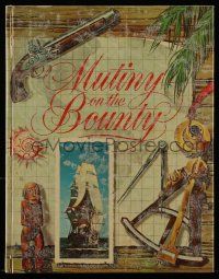 9d424 MUTINY ON THE BOUNTY hardcover souvenir program book '62 Marlon Brando, cool different images!