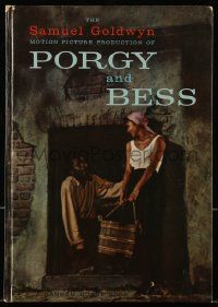 9d441 PORGY & BESS hardcover souvenir program book '59 Sidney Poitier, Dorothy Dandridge, Sammy!