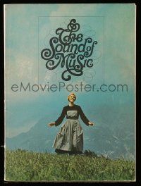 9d472 SOUND OF MUSIC 52pg souvenir program book '65 great images of Julie Andrews & top cast!