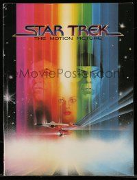 9d477 STAR TREK souvenir program book '79 Bob Peak art of Shatner, Nimoy & Khambatta!