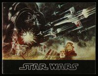 9d480 STAR WARS souvenir program book 1977 George Lucas classic sci-fi epic!