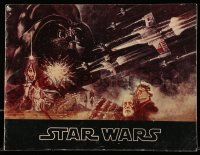 9d481 STAR WARS souvenir program book 1977 George Lucas classic, Jung art!