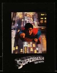 9d482 SUPERMAN souvenir program book '78 comic book hero Christopher Reeve, Brando, Hackman