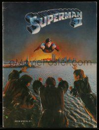 9d483 SUPERMAN II souvenir program book '81 Christopher Reeve, Terence Stamp, Kidder, Hackman!