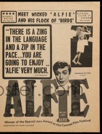 9d011 ALFIE herald '66 British cad Michael Caine loves them & leaves them, ask any girl!