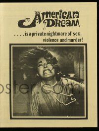 9d013 AMERICAN DREAM herald '66 Norman Mailer, Janet Leigh, a private nightmare of sex & violence!