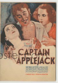 9d040 CAPTAIN APPLEJACK herald '31 art & photos of pretty Mary Brian with pirates!
