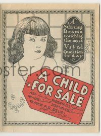 9d049 CHILD FOR SALE herald '21 poor couple in New York City sells their daughter to pay the rent!