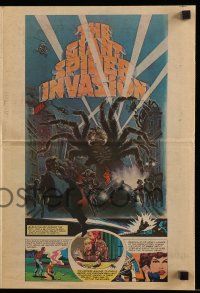 9d093 GIANT SPIDER INVASION herald '75 really cool full-color comic book artwork by George!