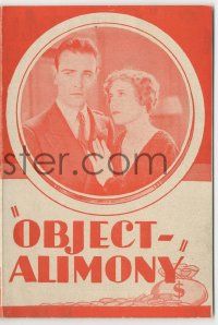 9d179 OBJECT ALIMONY herald '28 Lois Wilson's husband sees her raped but thinks she's cheating!