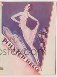 9d193 POINTED HEELS herald '29 incredible art of sexy chorus girl Fay Wray impressing society men!