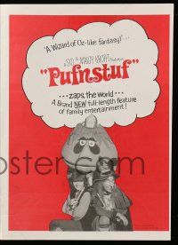 9d196 PUFNSTUF herald '70 Sid & Marty Krofft musical, wacky images of fantasy characters!
