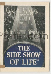 9d216 SIDE SHOW OF LIFE herald '24 clown Ernest Torrence, Anna Q. Nilsson, great circus images!