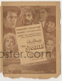 9d226 SPOILERS herald '30 Gary Cooper in Rex Beach's immortal western story!
