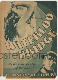 9d257 WATERLOO BRIDGE herald '31 Mae Clarke, Robert E. Sherwood, directed by James Whale!