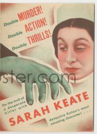 9d263 WHILE THE PATIENT SLEPT herald '35 Aline MacMahon as famous female sleuth/nurse Sarah Keate!
