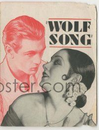 9d266 WOLF SONG herald '29 great images of fur trapper Gary Cooper & sexy Mexican Lupe Velez!